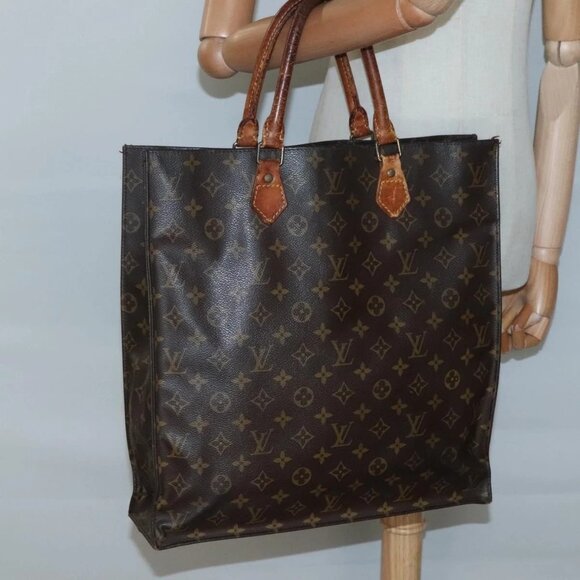 LOUIS VUITTON Monogram Sac Plat Hand Bag - Picture 1 of 16